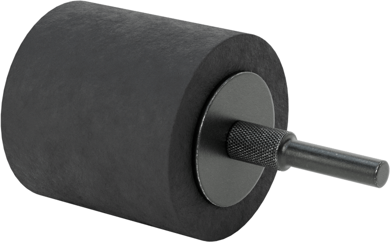 Zımpara Manşonları için Hızlı Değiştirilebilir Tambur, 1/4" Çaplı Şaft ile, 2 inç Çap, 2" Uzunluk
