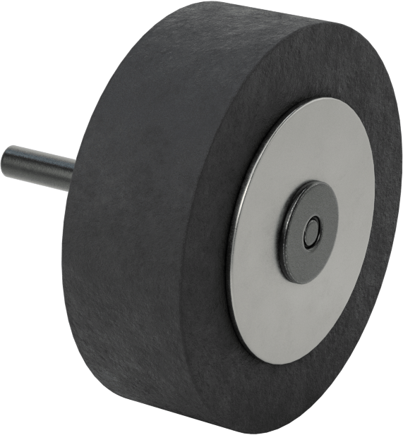 Zımpara Manşonları için Hızlı Değiştirilebilir Tambur, 1/4" Çaplı Şaft ile, 3" Çap, 1" Uzunluk