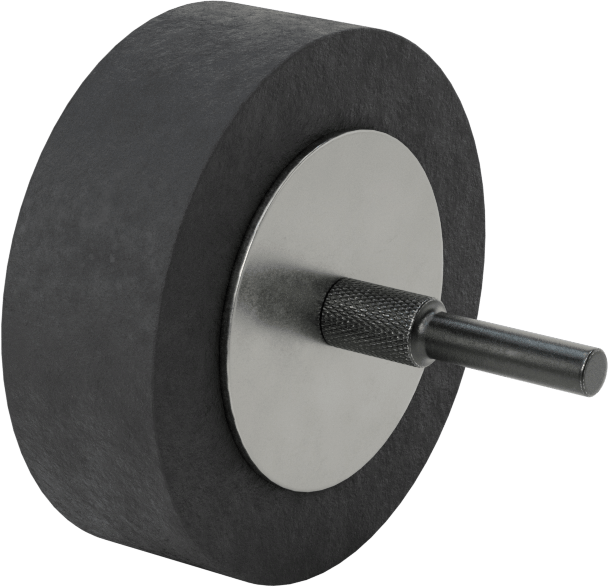 Zımpara Manşonları için Hızlı Değiştirilebilir Tambur, 1/4" Çaplı Şaft ile, 3" Çap, 1" Uzunluk