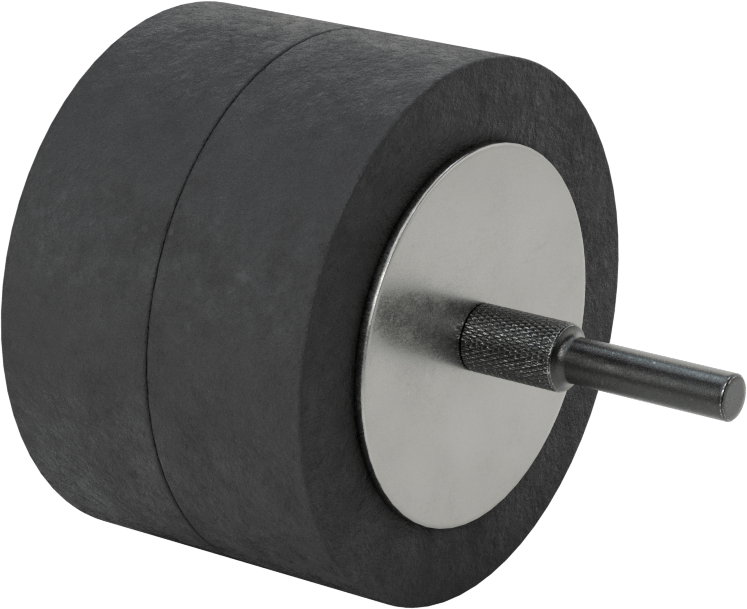 Zımpara Manşonları için Hızlı Değiştirilebilir Tambur, 1/4" Çaplı Şaft ile, 3" Çap, 2" Uzunluk