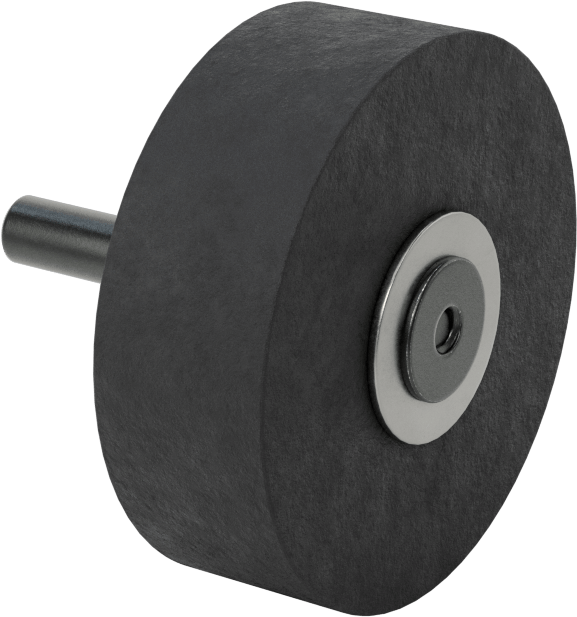Zımpara Manşonları için Hızlı Değiştirilebilir Tambur, 3/8" Çaplı Şaft ile, 3" Çap, 1" Uzunluk