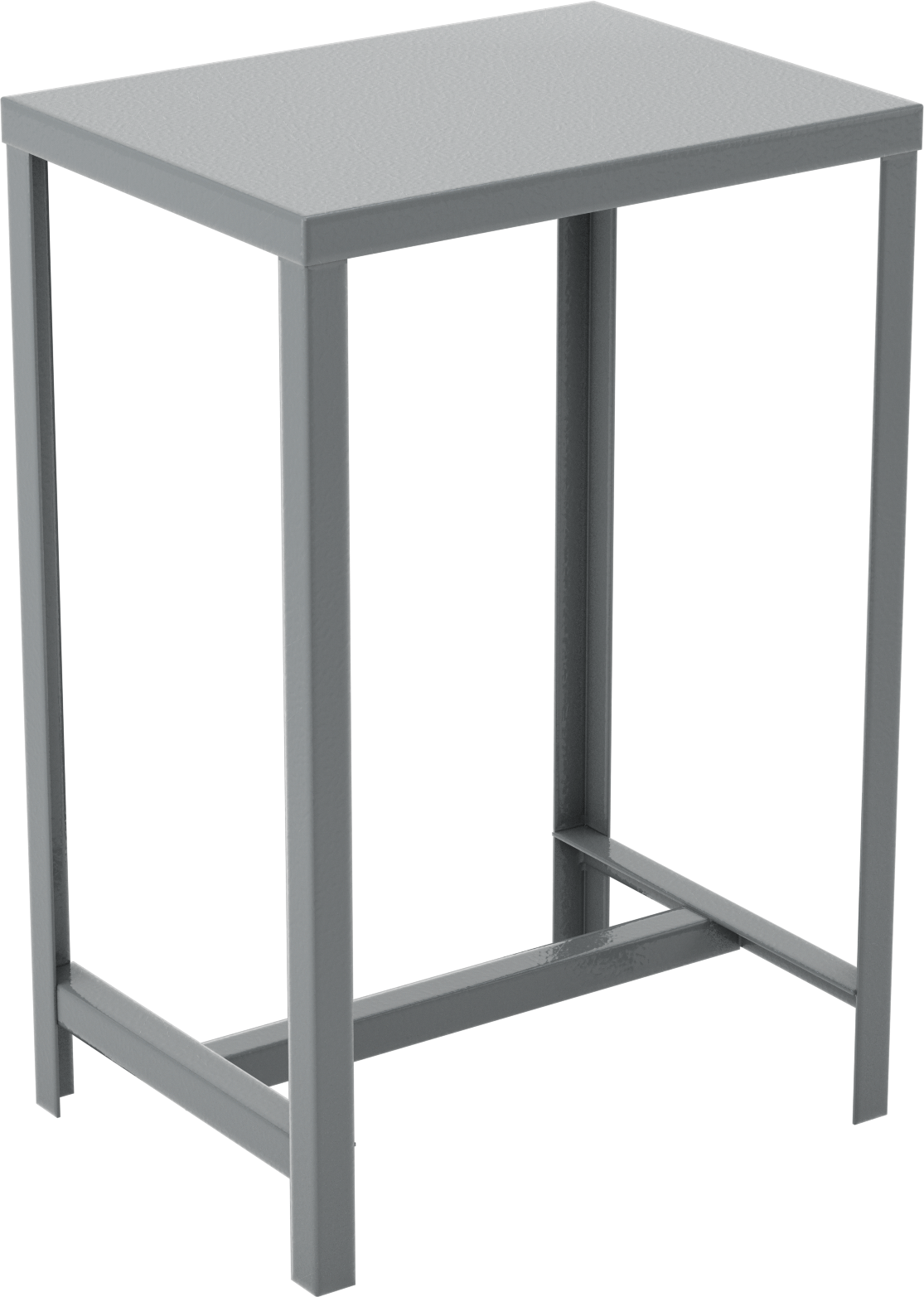 Çelik Masa, Sabit, 36“ Yükseklik x 24” Genişlik x 18" Derinlik