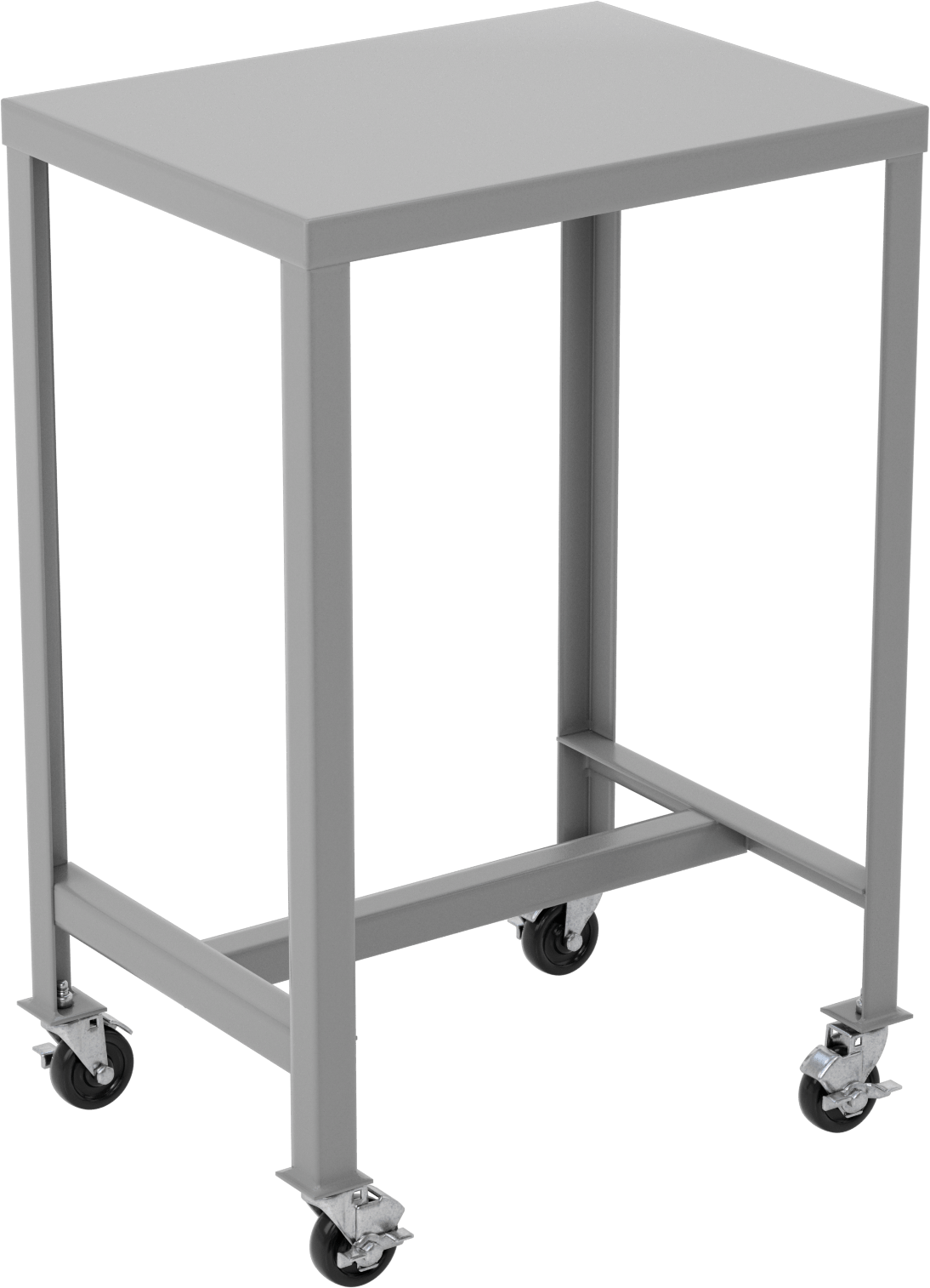 Çelik Masa, Mobil, 36“ Yükseklik x 24” Genişlik x 18" Derinlik