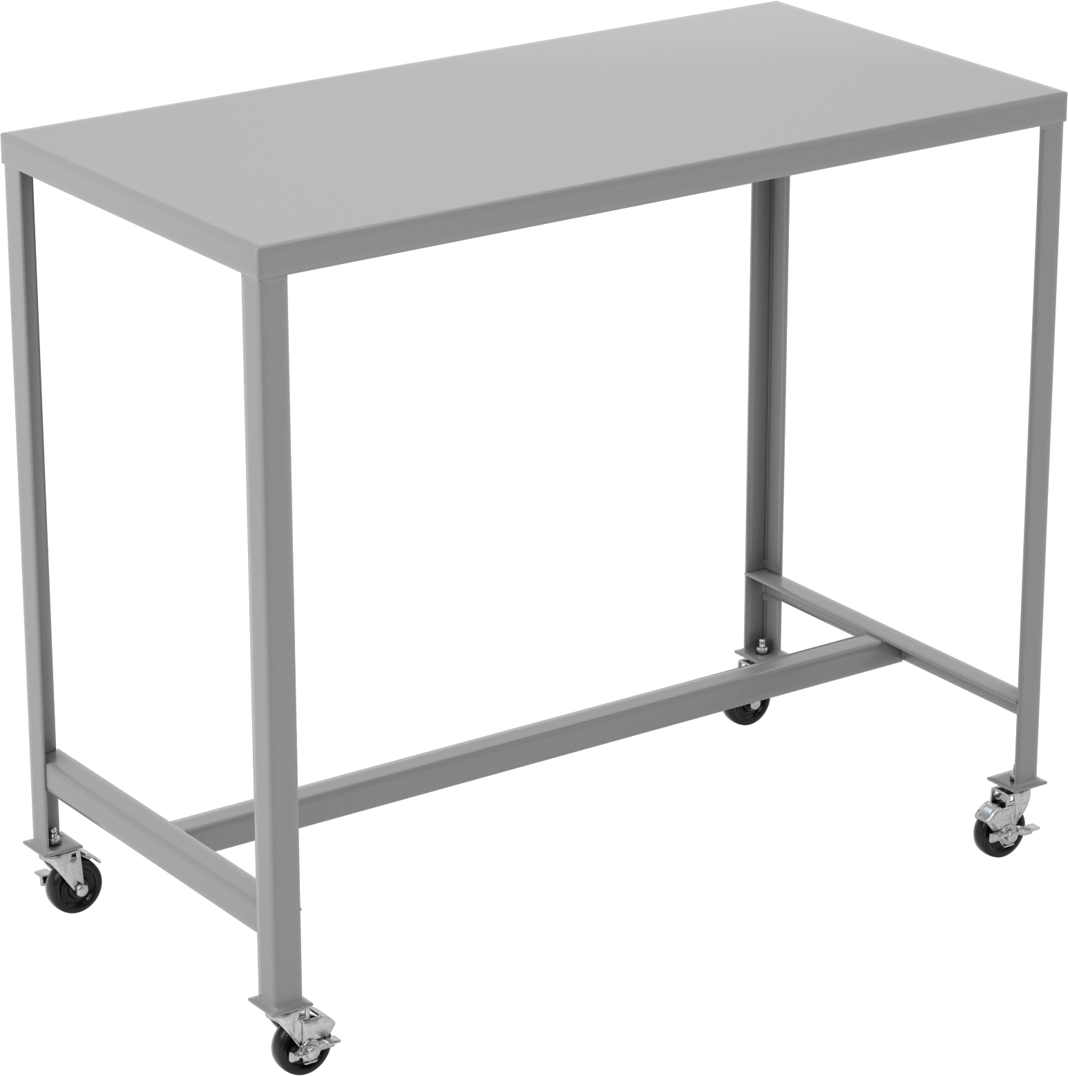 Çelik Masa, Mobil, 42“ Yükseklik x 48” Genişlik x 24" Derinlik