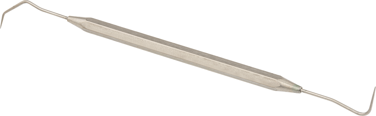 İki Uçlu Hassas Kazma, Kanca x Çok Açılı Uçlar, 6-1/4" Uzunluk