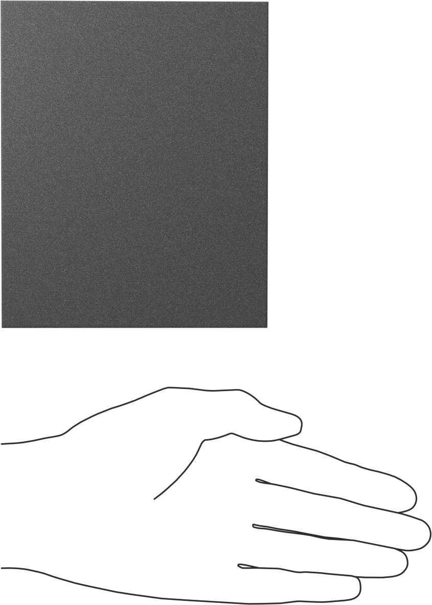 Zımpara Kağıdı, Alüminyum için, Yumuşak Metaller ve Metal Olmayanlar, 4.5" x 5.5", 2000 Kum