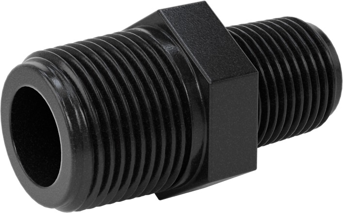 Kimyasallar için UV Dayanıklı Polipropilen Boru Bağlantı Parçası, Düz Redüktör, 3/4 NPT Erkek x 1/2 NPT Erkek