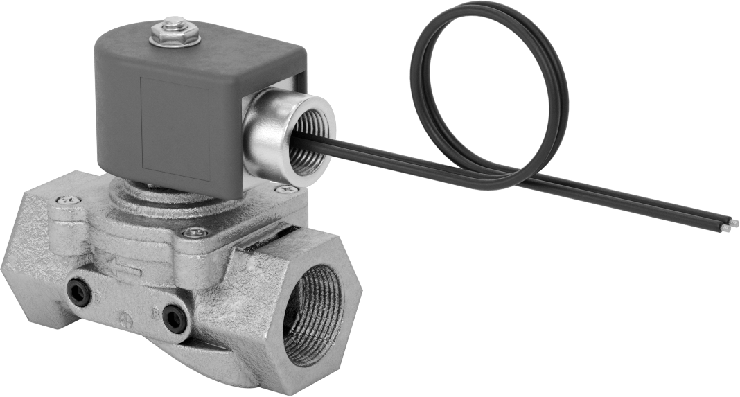 Solenoid Açma/Kapama Vanası, Doğal Gaz için, Propan ve Bütan, 1 NPT Dişi