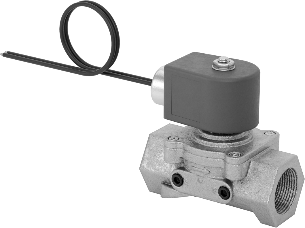 Solenoid Açma/Kapama Vanası, Doğal Gaz için, Propan ve Bütan, 1 NPT Dişi