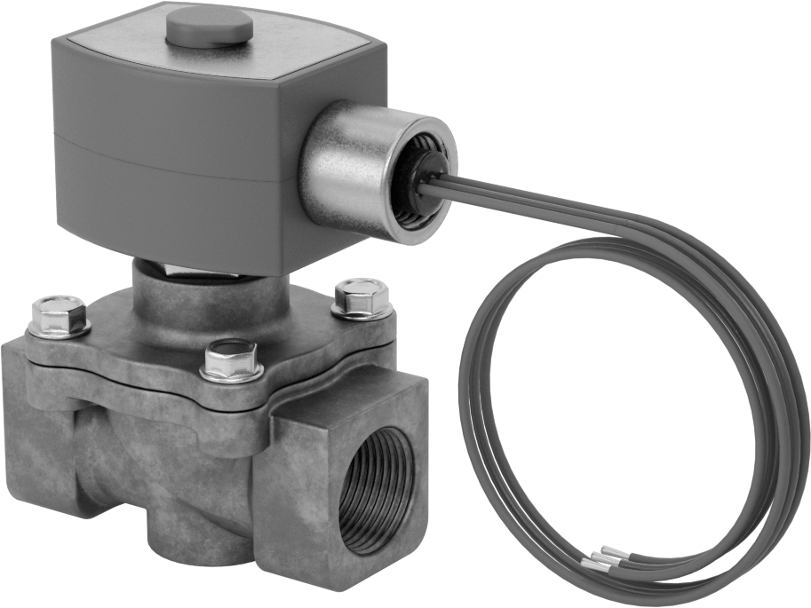 Solenoid Açma/Kapama Vanası, Doğal Gaz ve Propan için, 120V AC, 3/4 Dişi NPT