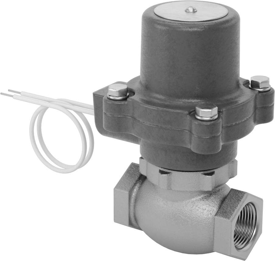 Bronz Tehlikeli Ortamlar için Solenoid Açma/Kapama Vanası, Normalde Kapalı, 120V AC, 1 NPT Dişi