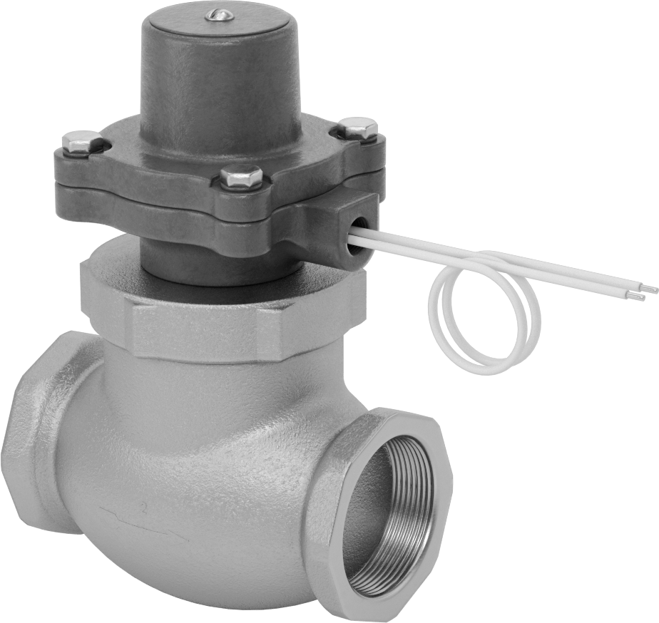 Bronz Tehlikeli Ortamlar için Solenoid Açma/Kapama Vanası, Normalde Kapalı, 120V AC, 2 NPT Dişi