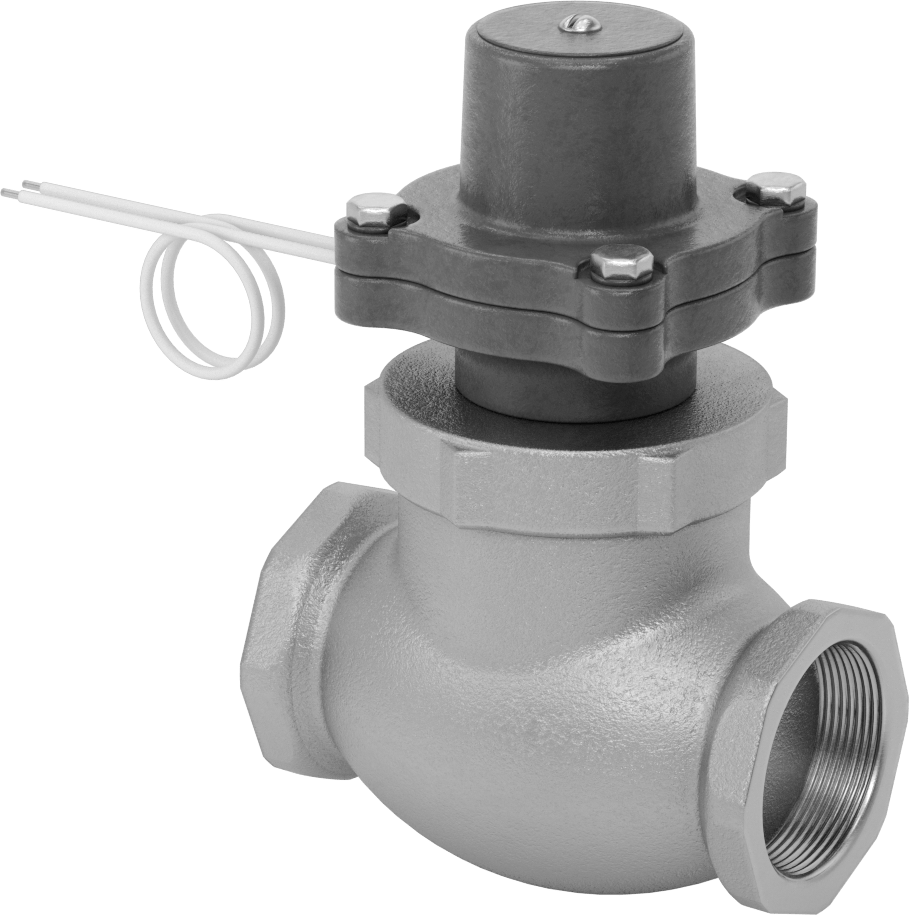Bronz Tehlikeli Ortamlar için Solenoid Açma/Kapama Vanası, Normalde Kapalı, 120V AC, 2 NPT Dişi