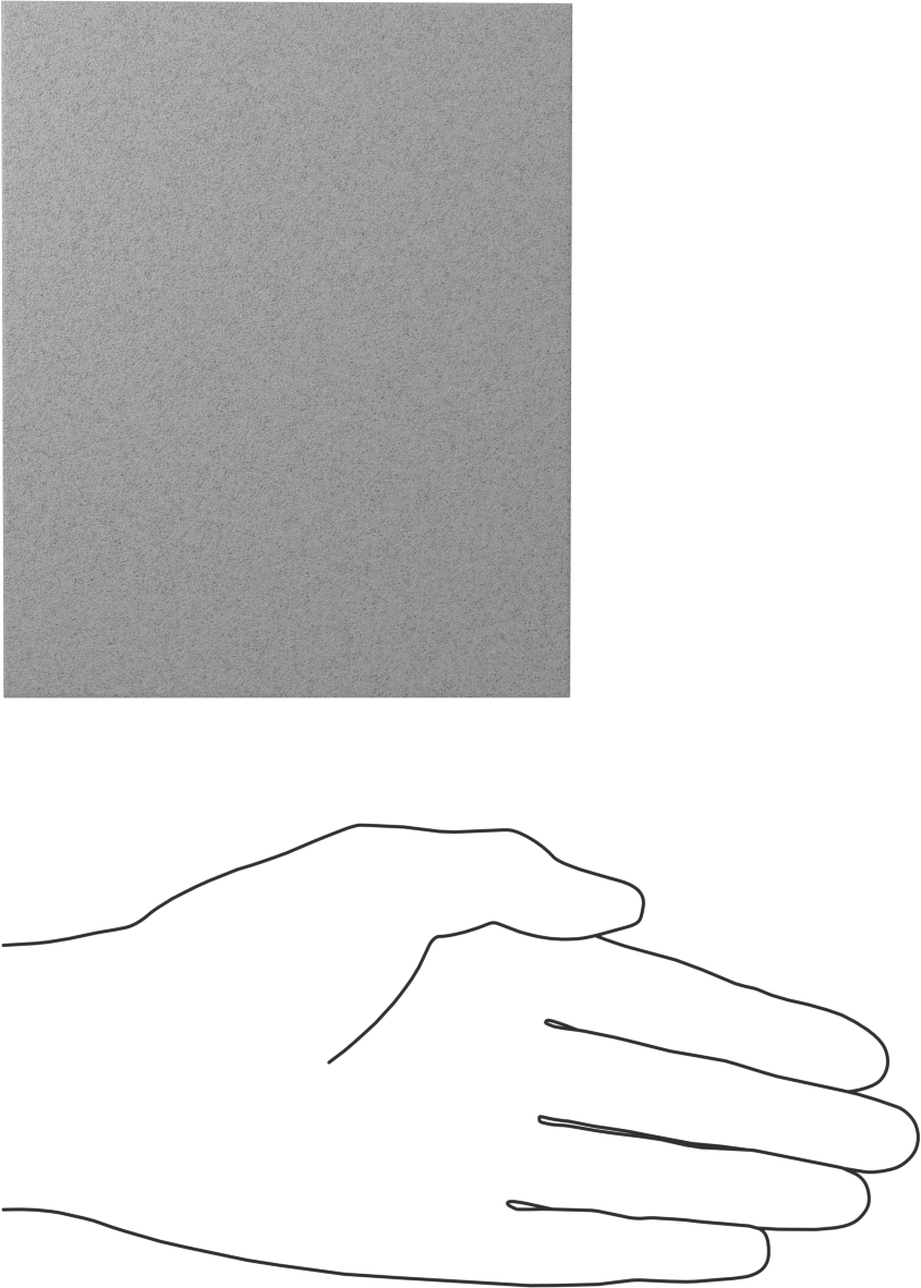 Zımpara Levhaları, Levha Zımparaları için, 4-1/2" x 5-1/2", 100 Kum