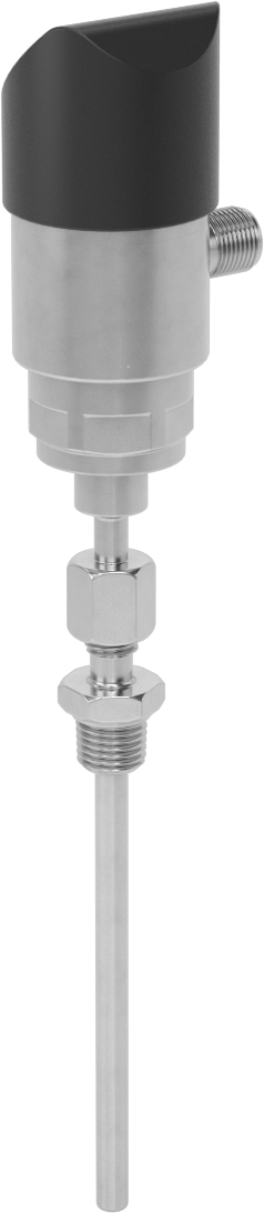 Dijital Ekranlı Elektronik Sıcaklık Anahtarları, 0° ila 240°F Sıcaklık Aralığı, 1/4“ Çap x 6” Uzunluk Prob