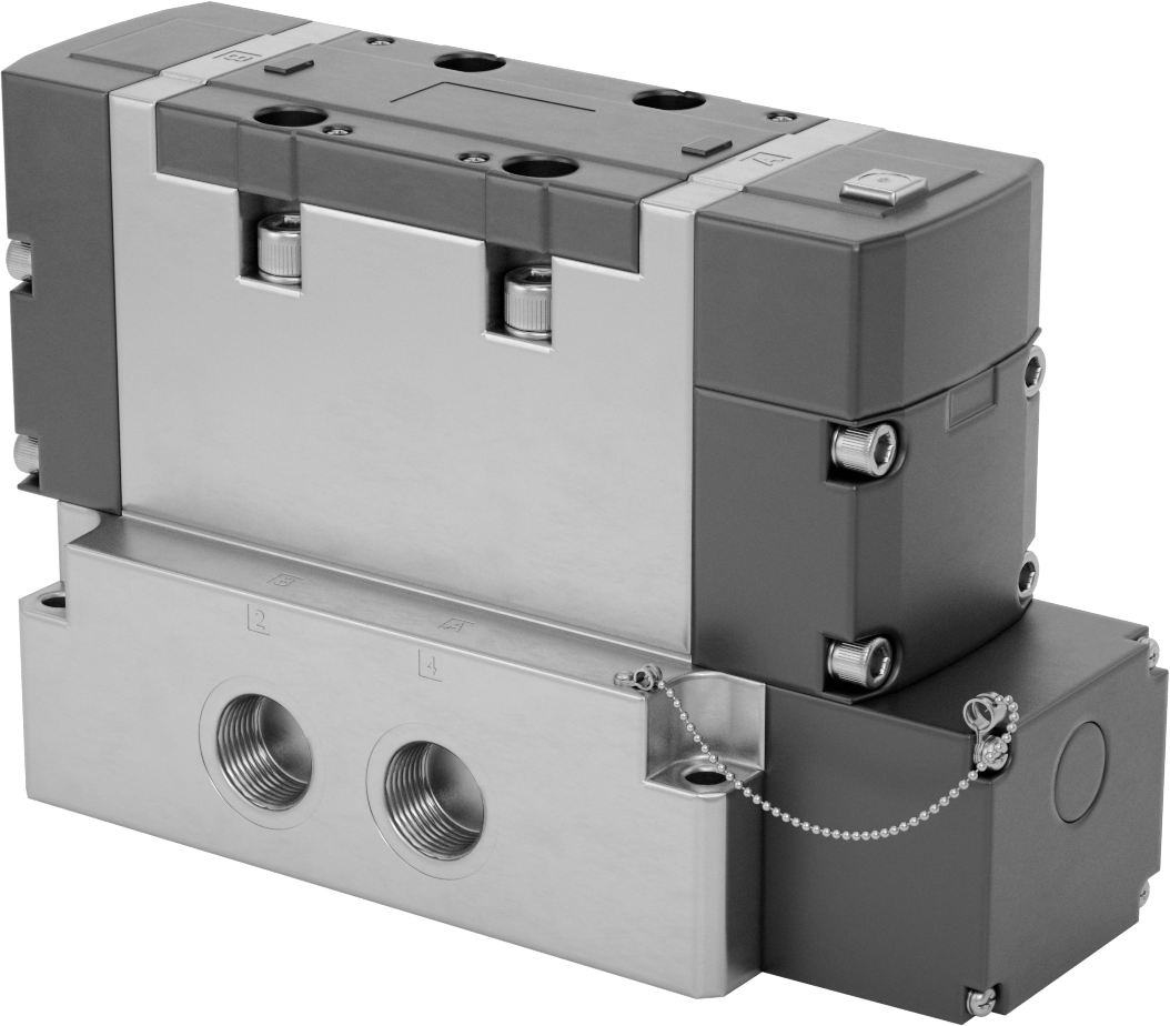 Elektrikli Hava Yön Kontrol Vanası, İki Eylemli, Tek Solenoid, 3/4 NPTF, 120V AC