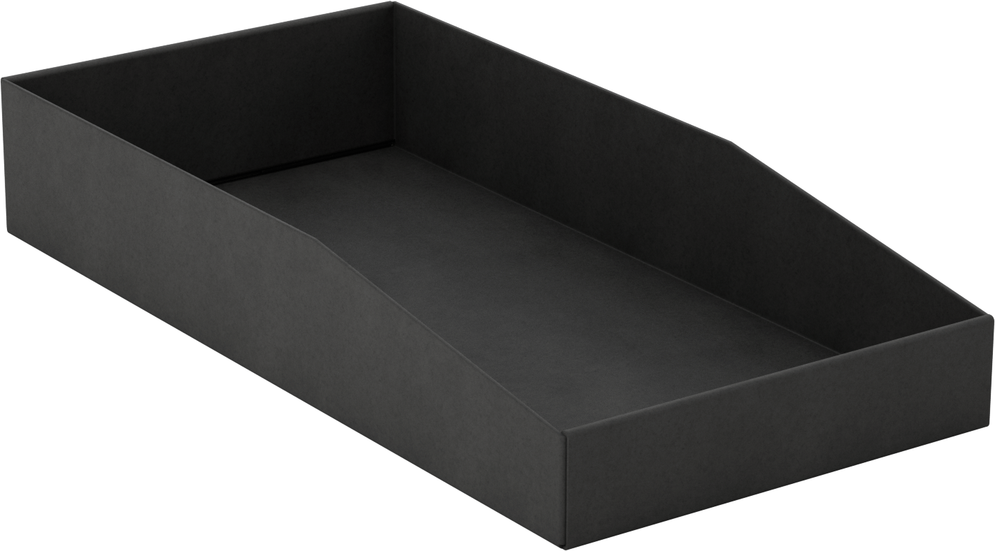 Montajı Kolay İletken Karton Kutu, 12-1/4" Genişlik, 24-3/4" Derinlik, 4-1/4" Yükseklik