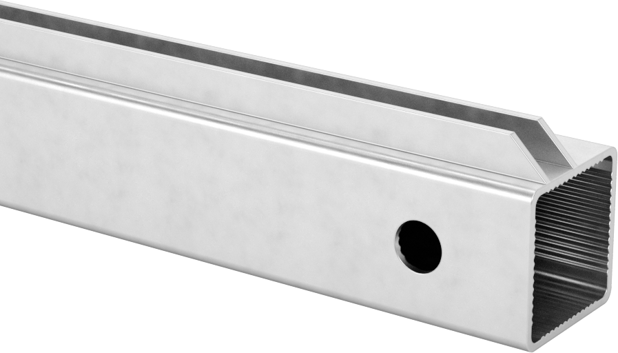 Pres Geçmeli Çerçeve Bağlantı Elemanı, Hızlı Açılır Ray, L Yivli, 1“ Yükseklik x 1” Genişlik