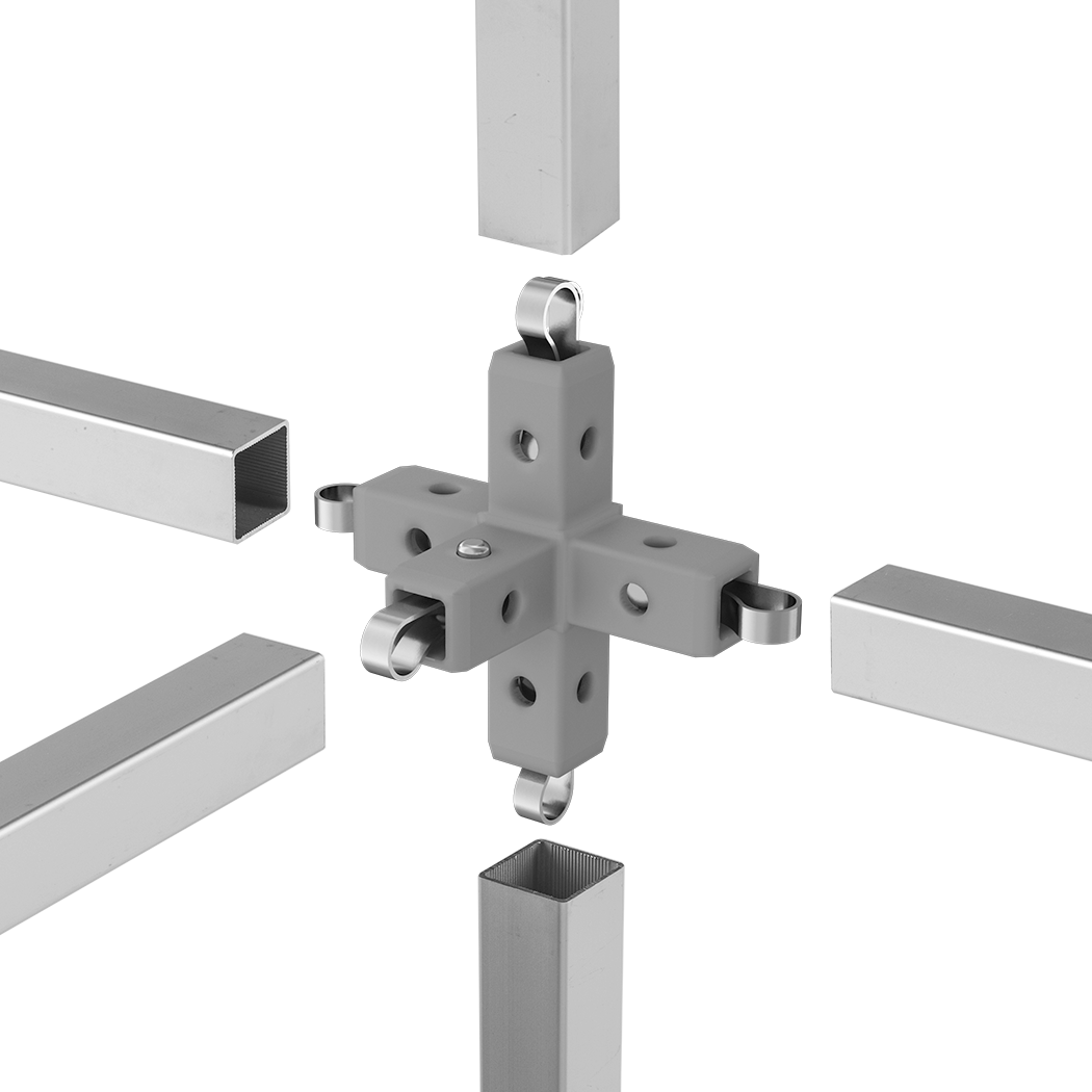Quick-Release Five-Way Cross