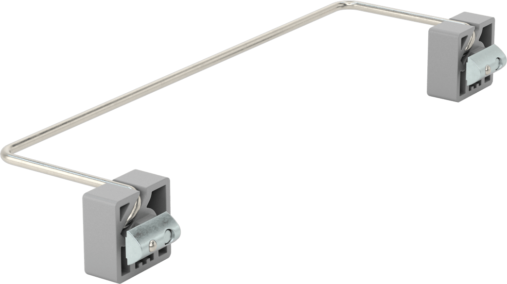 T-Yivli Çerçeve, 1,5 inç ve 40 mm Yüksek Ray için Çubuk Alet Tutucu, 9-7/16" Genişlik
