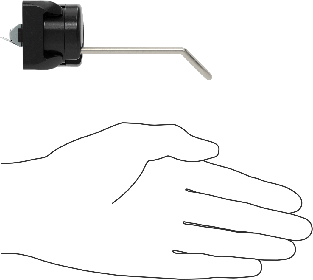 T-Yivli Çerçeve, 1,5 inç ve 40 mm Ray için Kanca Alet Tutucu, 4-3/8" Çıkıntı