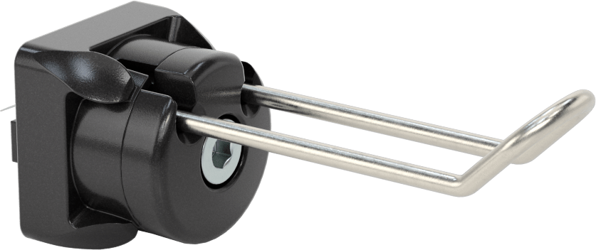 T-Yivli Çerçeve, Statik Kontrol Alet Tutucu, 1,5 inç/40 mm Ray, 4-3/8" Çıkıntı
