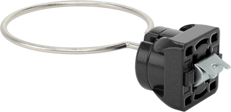 T-Yivli Çerçeve, Statik Kontrol Halka Alet Tutucu, 1,5" ve 40 mm Yüksek Ray