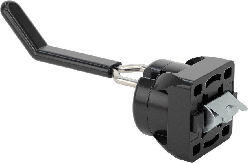 T-Yivli Çerçeve, Kanca Alet Tutucu 1,5 inç ve 40 mm Ray, 4-15/16" Çıkıntı
