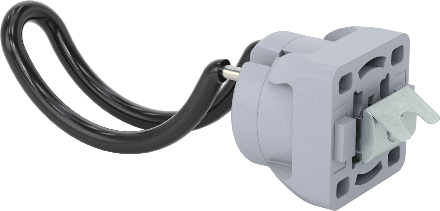T-Yivli Çerçeve, 45 mm Yüksek Ray için Kanca Alet Tutucu, 4-7/8" Çıkıntı