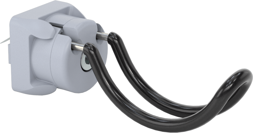 T-Yivli Çerçeve, 45 mm Yüksek Ray için Kanca Alet Tutucu, 4-7/8" Çıkıntı