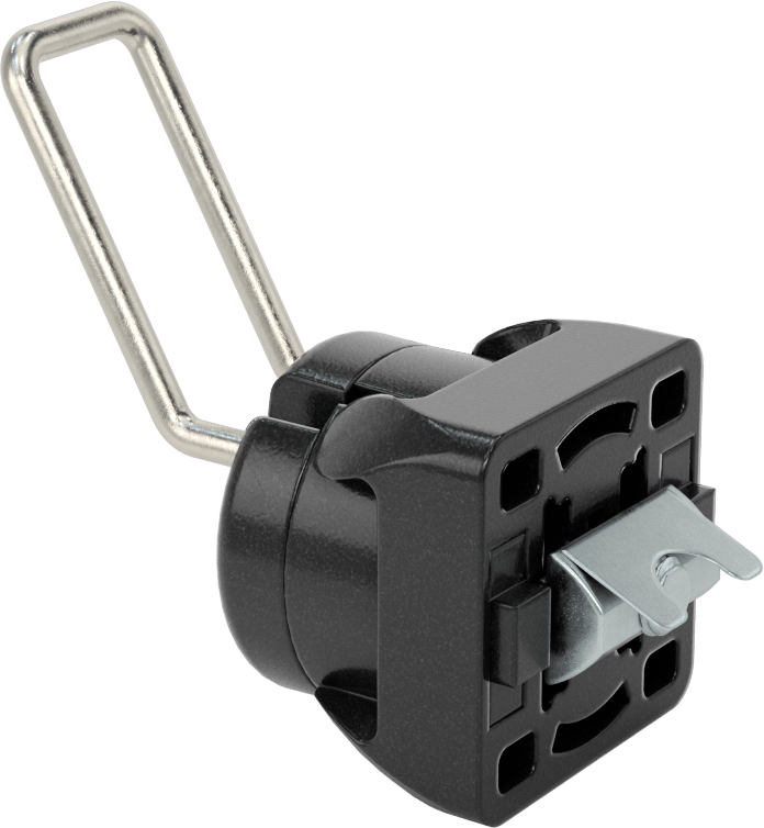 T-Yivli Çerçeve, 1,5 inç ve 40 mm Ray için Kanca Alet Tutucu, 2-5/8" Çıkıntı