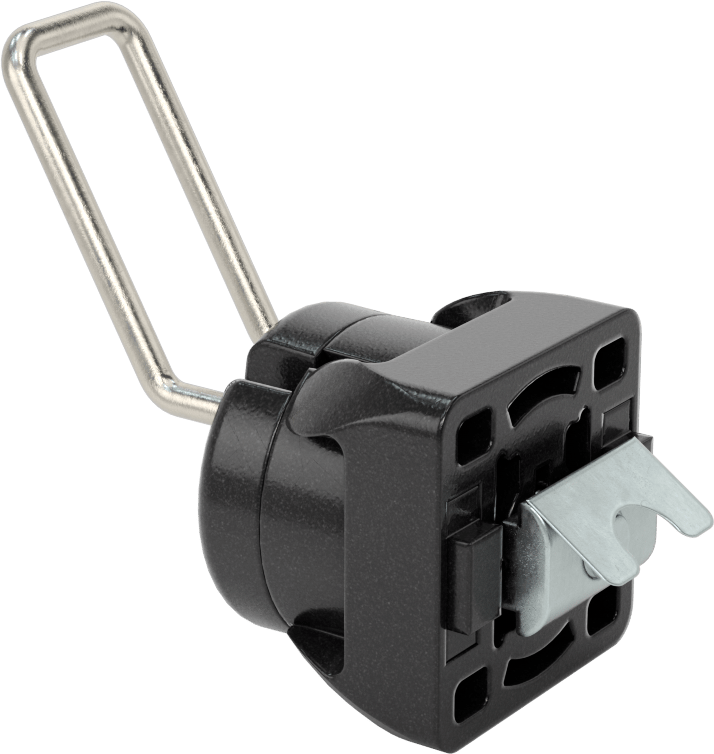 T-Yivli Çerçeve, Static Control Kanca Alet Tutucu, 45 mm Ray, 2-5/8" Çıkıntı
