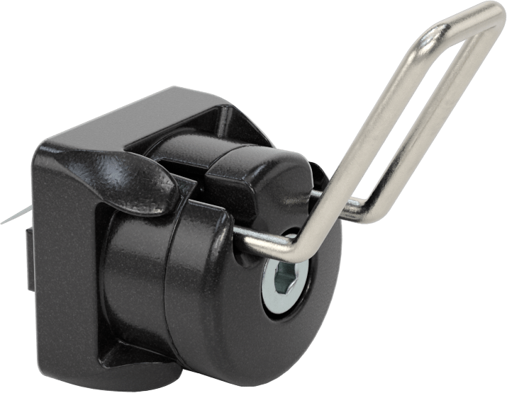 T-Yivli Çerçeve, Static Control Kanca Alet Tutucu, 45 mm Ray, 2-5/8" Çıkıntı