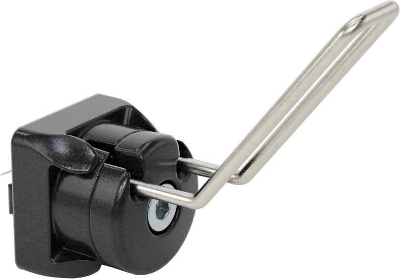 T-Yivli Çerçeve, Kanca Alet Tutucu, 1,5 inç ve 40 mm Ray, 3-13/16" Çıkıntı