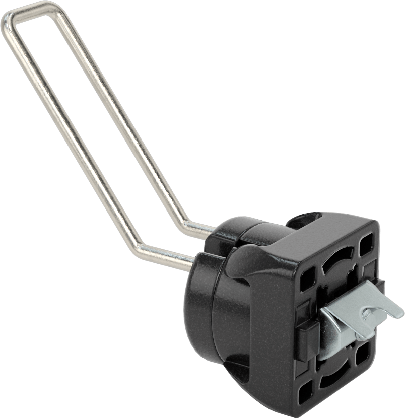 T-Yivli Çerçeve, Kanca Alet Tutucu, 1,5 inç ve 40 mm Ray, 3-13/16" Çıkıntı