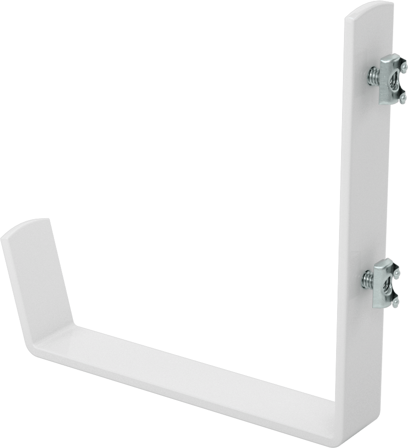 T-Yivli Çerçeve, 1" Yüksek Ray için Kanca Alet Tutucu, 1" Genişlik, 6-3/8" Çıkıntı