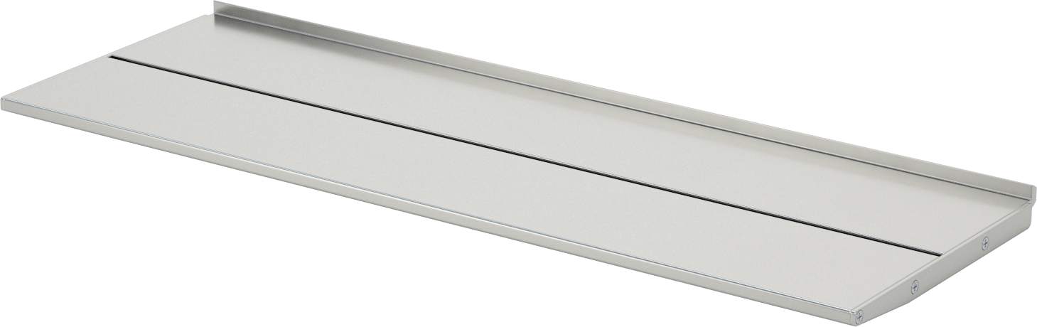 T-Yivli Çerçeve, 1,5 inç ve 40 mm Yüksek Raylı Katı Raf, 7-7/8" Çıkıntı