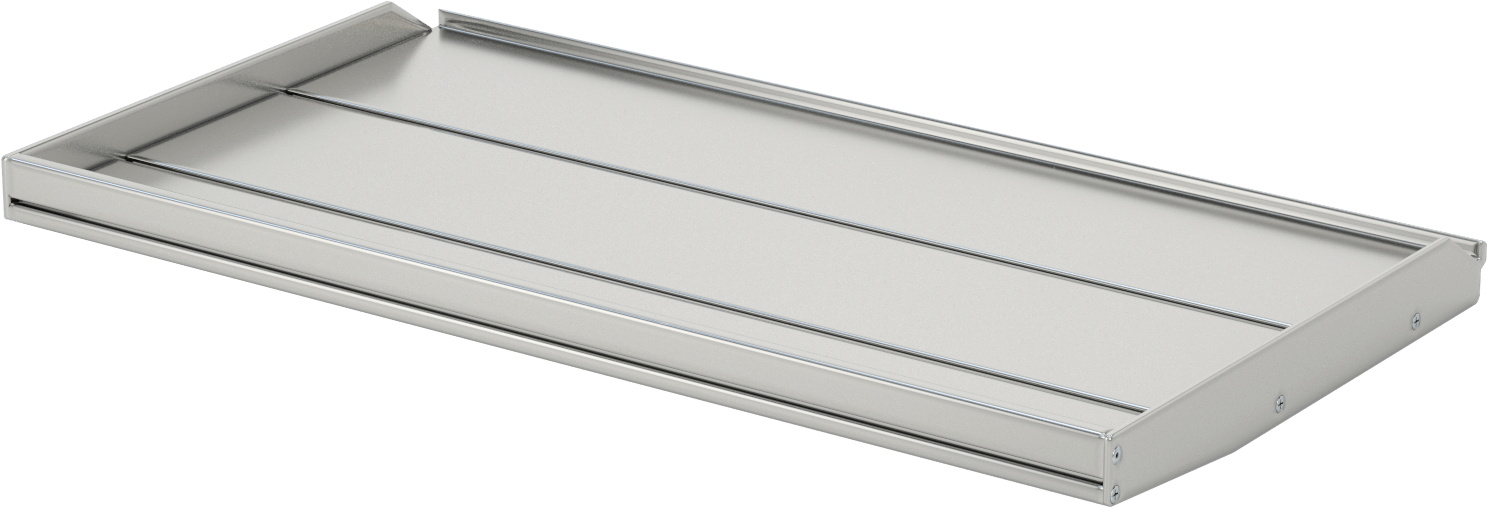 T-Yivli Çerçeve, Statik Kontrol Rafı 1,5" ve 40 mm Ray, 12-5/8" Çıkıntı