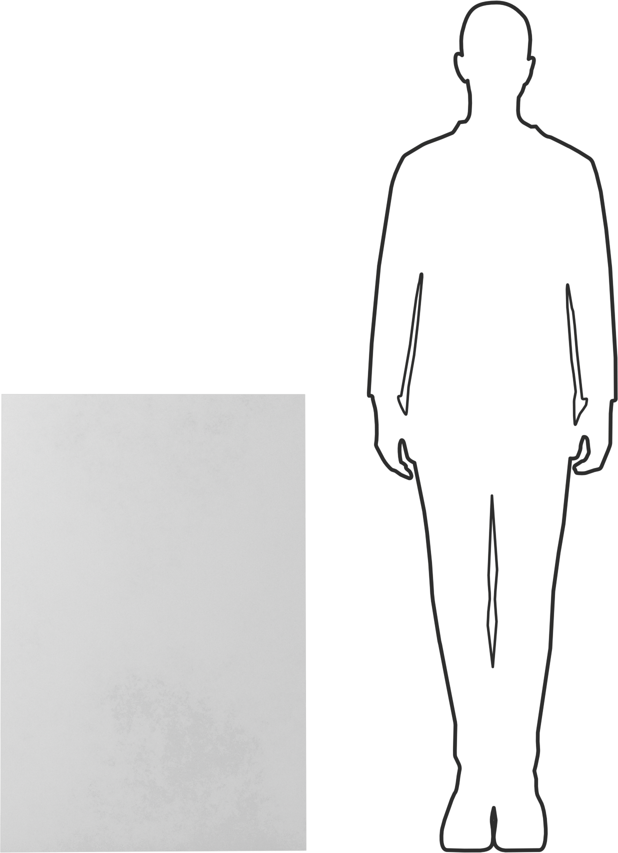 Kuru Silme Tahtası, T-Yivli Çerçeveleme için 36“ Genişlik x 24” Yükseklik
