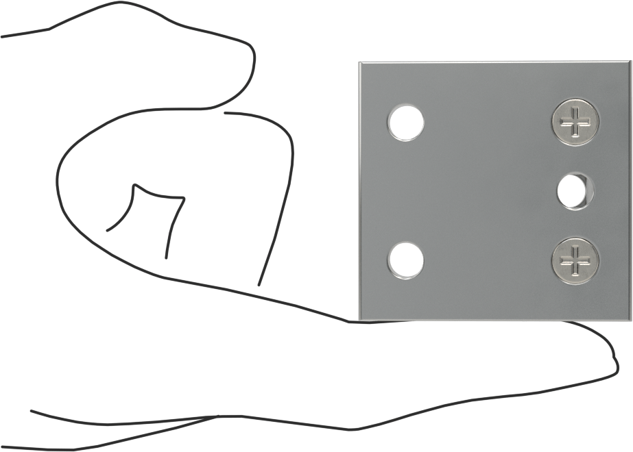 T-Yivli Çerçeve, 1" Yüksek Ray için Manşon Yatağı, 1 Flanş, 1-7/8" Uzunluk, Gümüş