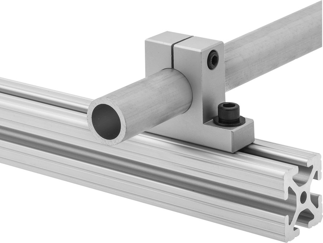 Rail-to-Tube Holder for Single Rails