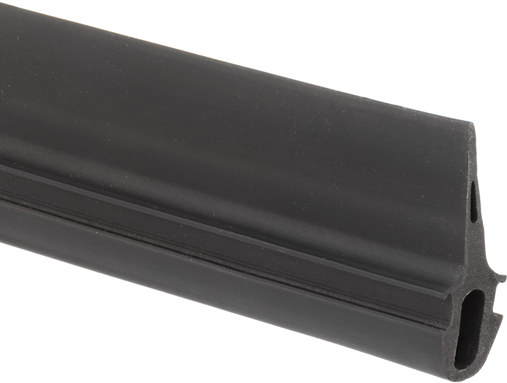 T-Yivli Çerçeve, 1-1/2" ve 40 mm Yüksek Tek Ray için Silecek Contası