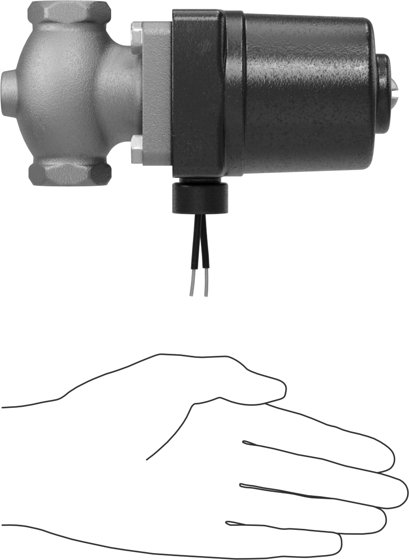 Bronz Gövdeli Solenoid Açma/Kapama Vanası, Kriyojenik Sıvılar için, 120V AC, 1/2 NPT, 200 Maksimum PSI