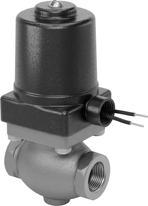 Bronz Gövdeli Solenoid Açma/Kapama Vanası, Kriyojenik Sıvılar için, 120V AC, 3/4 NPT Dişi