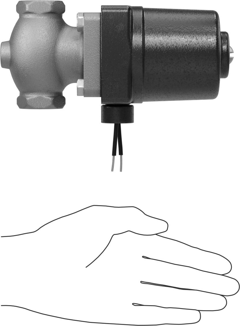 Bronz Gövdeli Solenoid Açma/Kapama Vanası, Kriyojenik Sıvılar için, 24V DC, 1/2 NPT Dişi