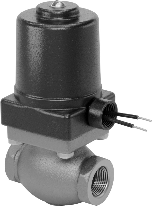 Bronz Gövdeli Solenoid Açma/Kapama Vanası, Kriyojenik Sıvılar için, 24V AC, 3/4 NPT Dişi