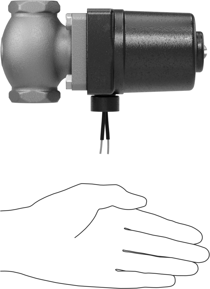 Bronz Gövdeli Solenoid Açma/Kapama Vanası, Kriyojenik Sıvılar için, 24V AC, 3/4 NPT Dişi