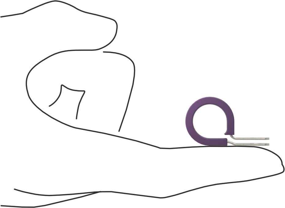 Sıkı Oturan Titreşim Sönümleyici Döngü Kelepçesi, EPDM Yastıklı 304 Paslanmaz Çelik, 9/16" ID