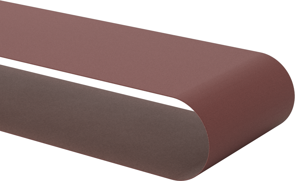 Suya Dayanıklı Zımpara Bandı, Pürüzlü Yüzey için, 80 Kum, 6" Genişlik, 48 inç Uzunluk