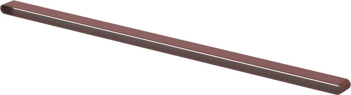 Suya Dayanıklı Zımpara Bandı, Ekstra Pürüzsüz Yüzey için, 240 Kum, 1/2" Genişlik, 24 inç Uzunluk